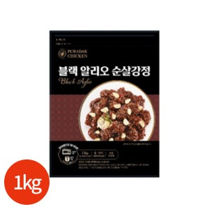 푸라닭 블랙 알리오 순살강정 1kg
