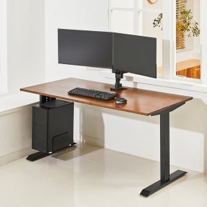 루나랩 원목 컴퓨터 게이밍 책상 1인용 모던 다크 일반 블랙 1200mm
