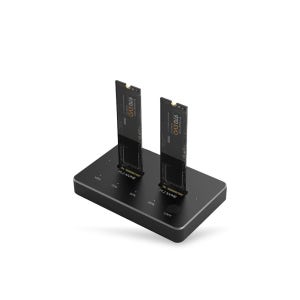NVMe 도킹스테이션 듀얼 M.2 SSD 하드 복사 카피 독