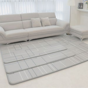 한솔 노르딕그레이 카페트매트/전기매트 거실매트 전기카페트매트 전기장판 거실전기매트