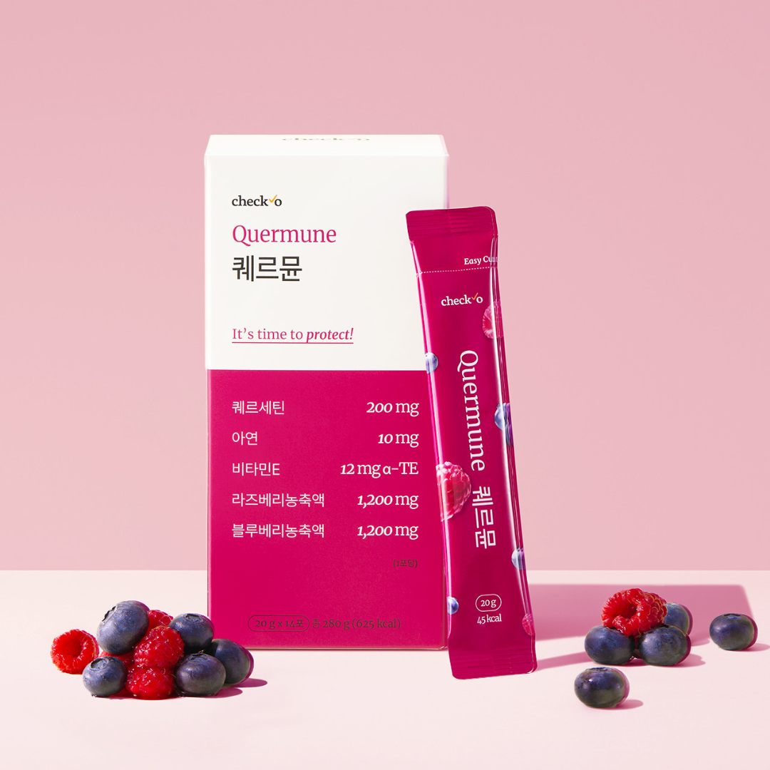 체크오 퀘르뮨 퀘르세틴 젤리 아연 비타민E 퀘르틴산 케르세틴 키즈 환절기