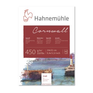 하네뮬레 콘월 수채화지 황목 raugh 24x32 10매 450g