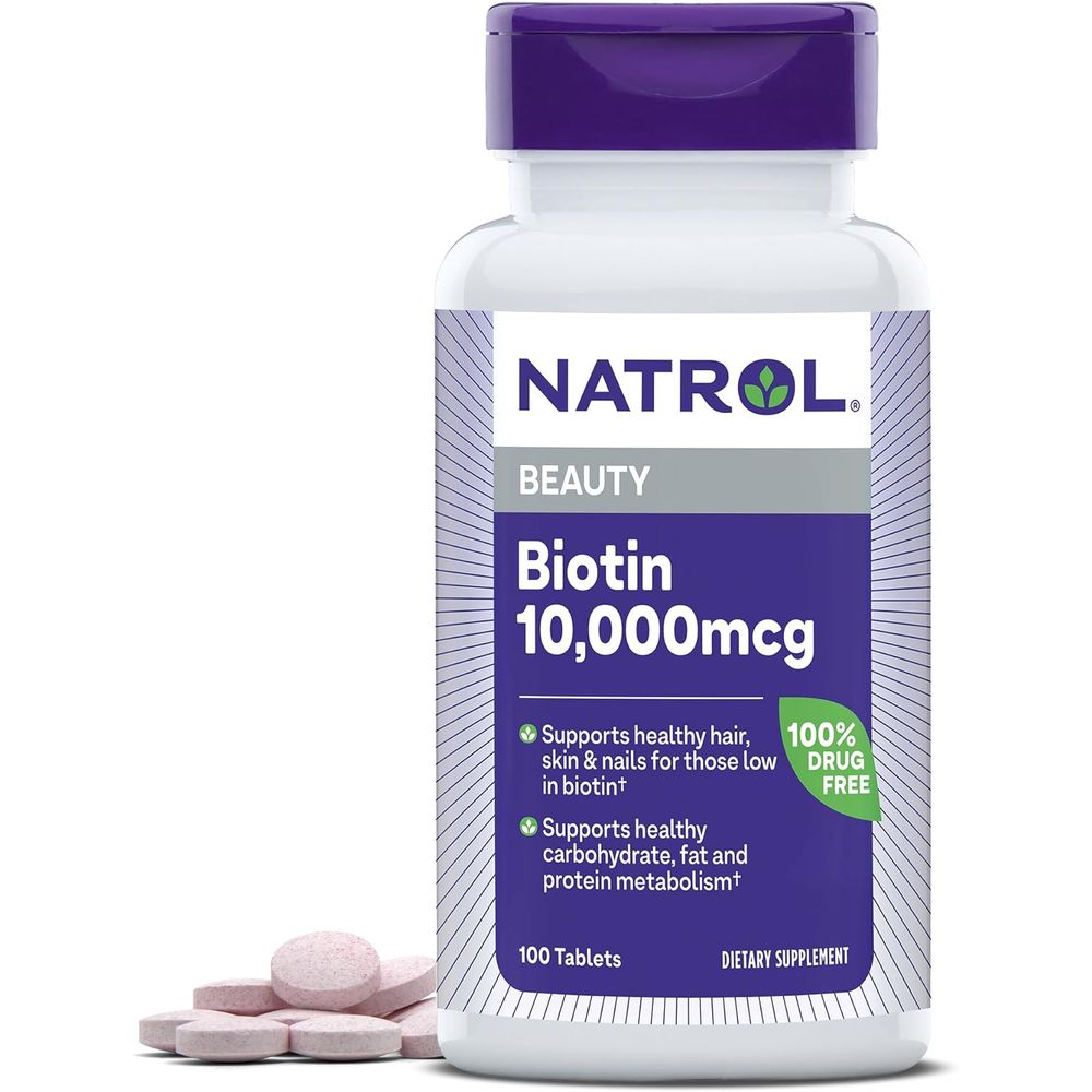 나트롤 뷰티 비오틴 10000mcg 100정