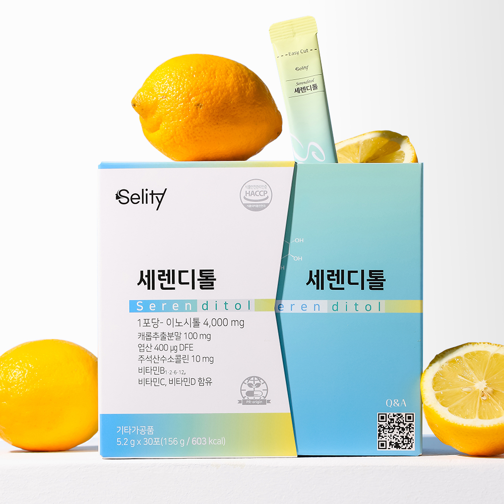 셀리티 세렌디톨 40:1 미오<b>이노시톨</b> 캐롭추출분말 콜린 엽산 비타민 배합