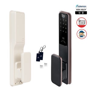 [포토상품평 이벤트]전국설치 크림색상 GP-500RC 게이트맨 푸시풀도어락 1초잠김 디지털도어락-인증점