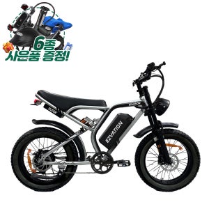 이지베이션 BS슬릭 팻바이크 자토바이 전기자전거 850W 48V 10Ah 그레이 LG셀