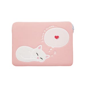 노투두리스트 노트북 파우치 13인치 꿈꾸는 고양이 노트북 파우치 13인치 갤럭시북 맥북