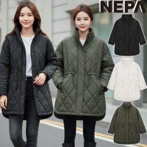 네파 경량패딩 여자 간절기 경량 퀄팅 누빔 다운 자켓 패딩 점퍼