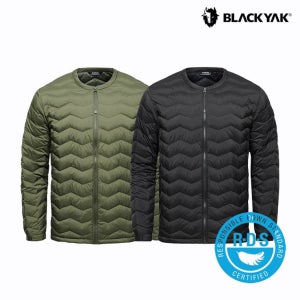 블랙야크 남성 베이직 퀼팅형 라운드넥 구스 다운자켓 경량패딩 겨울 등산복 점퍼 1BYPAW4011