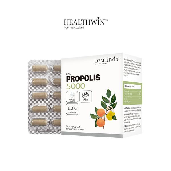 <b>헬스윈</b> 프로폴리스 5000mg 플러스 90캡슐