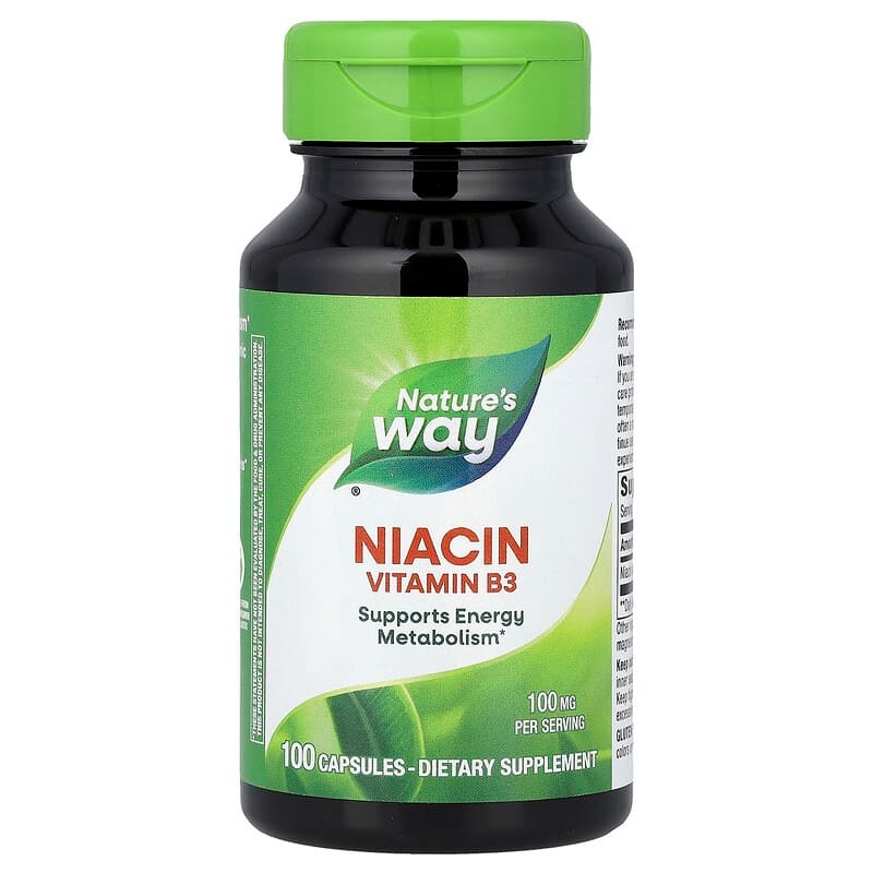 네이처스웨이 니아신 나이아신 비타민B3 Niacin 100 mg 100캡슐
