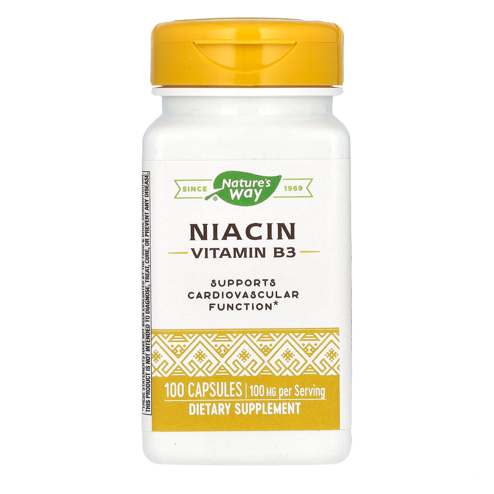 네이처스웨이 니아신 나이아신 비타민B3 Niacin 100 mg 100캡슐