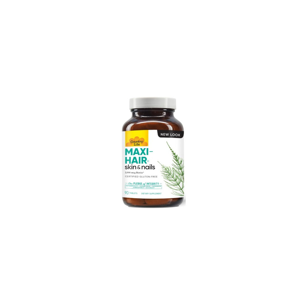 <b>컨트리라이프</b> 맥시 헤어 비오틴 2000 mg 90정 <b>판토텐산</b> 아연 고약사