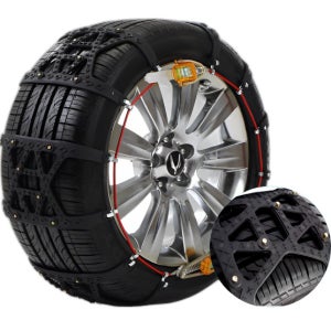 (평일3시전주문 당일출고)태영 달리며 조여지는 자동 우레탄 스노우체인 1세트 신개념 특허 전차종