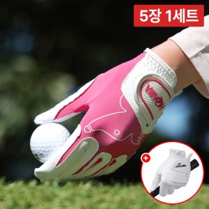 [5장]혼마 캡슐 폴리우레탄 기능성 양손 여성 골프장갑 3장+리카타 듀라블X 골프장갑 2장