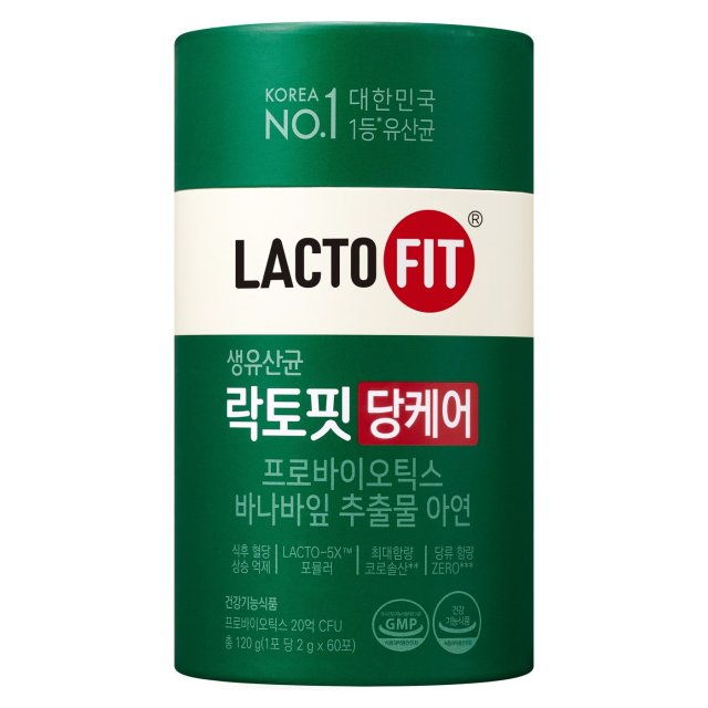 종근당건강 락토핏 당케어 장건강 1통(60포) 혈당케어