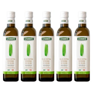 르반테 유기농 엑스트라버진 올리브오일 냉압착 직수입 유로리프 슬로우푸드 500ml, 5개