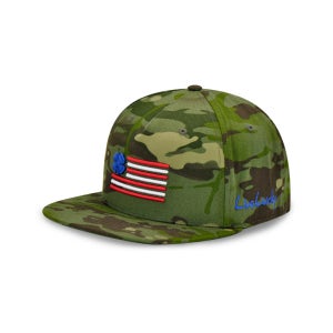 블랙클로버 남성골프모자 골프스냅백 밀리터리 카모 클로버네이션 USA