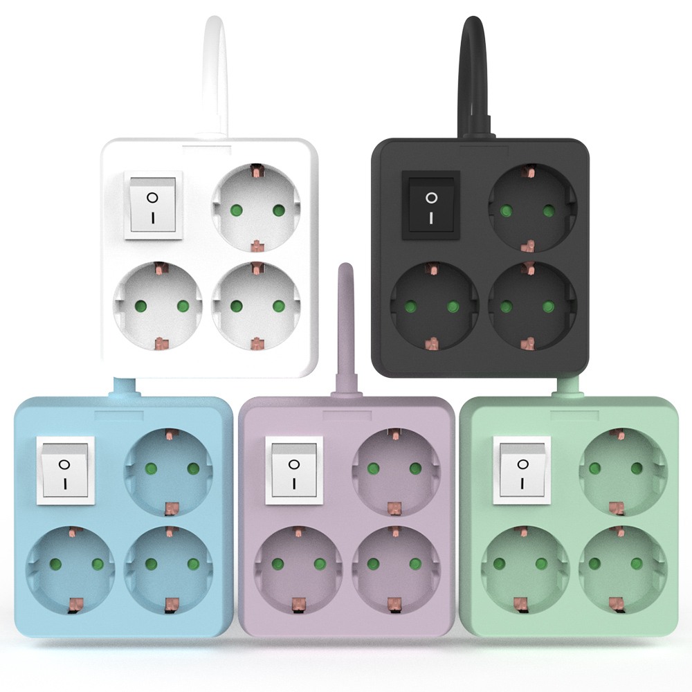 러그박스 접지 <b>멀티</b>탭 16A 3520W 3구 <b>미니</b> 50CM 짧은 <b>멀티</b> 전기 콘센트