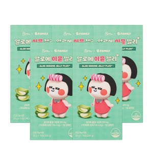 GRN 알로에 이뮨 젤리 겔 다당체 피부 장 면역력 14포 X 5개
