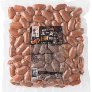 목우촌 그라운드 부드러운 칼집비엔나 소시지 1kg x 10개