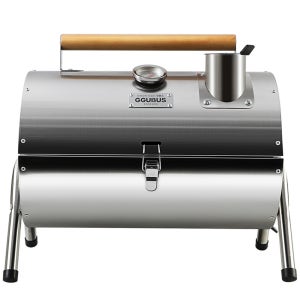 꾸버스 스텐 카고 바베큐그릴 캠핑 화로대 훈제 훈연 직화 숯불 야외 휴대용 BBQ 화로