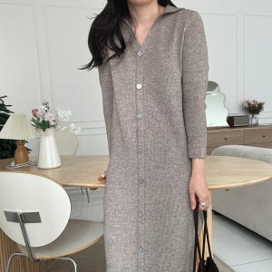 겨울 니트 카라 결혼식 하객룩 임산부 빅사이즈 키큰 만삭촬영 주수 원피스