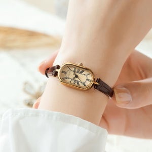 쥴리어스 JA-1432 타원형 초경랑 여성가죽시계 3color