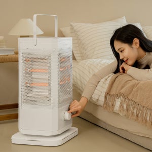 뜨숨 오방난로 가벼운 전기히터 난방기 스토브 업소용 가정용 사무실 무소음 발터치