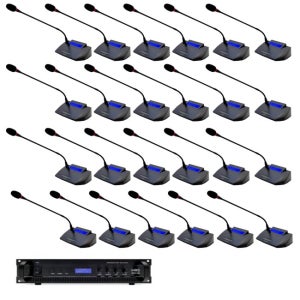 MOS 기업 임원 회의용 유선 회의실마이크 24개 시스템