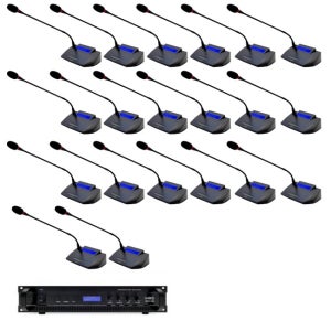 MOS 기업 회사 회의용 유선 회의실마이크 20개 시스템