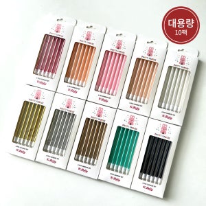 대용량 메탈 빼빼로 생일초 케이크초 (총10팩/60개입)