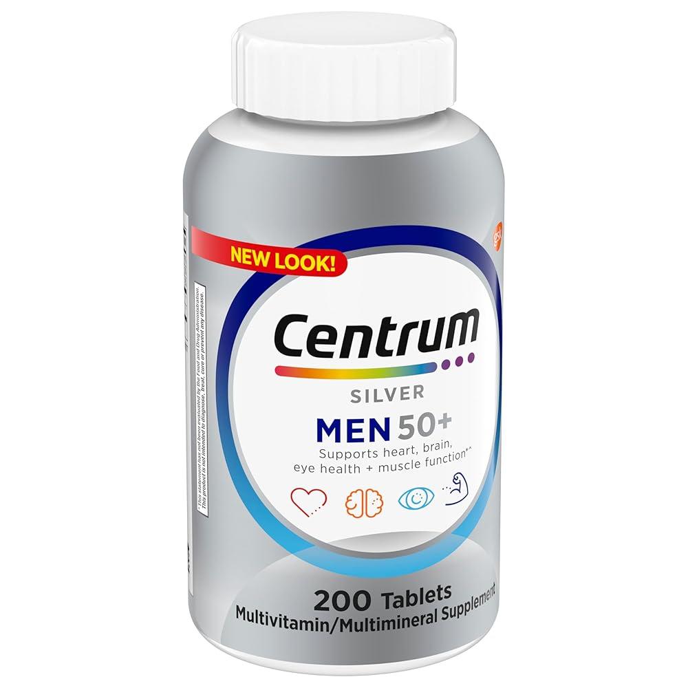 센트룸 centrum 실버 포맨 종합 멀티 비타민 200정 남성용 센트럼