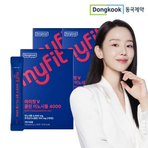 [2+1] 동국제약 마이핏V 콜린 이노시톨4000 비타민B 미오이노시톨 엽산 레몬맛 30포, 3개