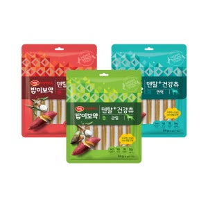 밥이보약 덴탈 건강츄 장+관절+면역 (12g x 21ea) 강아지덴탈껌