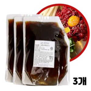 대현 소문난 육회소스 고추장맛 2kg (대용량) 3개