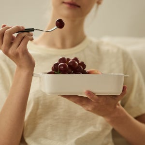 로렌스 크림화이트 양손 사각 그라탕기 도자기 오븐용기 파스타