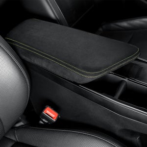 EV6 페이스리프트 스웨이드 콘솔 커버 팔걸이 쿠션 튜닝 용품