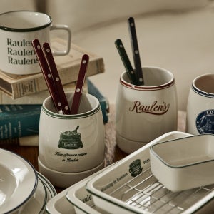 로렌스 런던 수저통 세트 물빠짐 수저꽂이 숟가락통