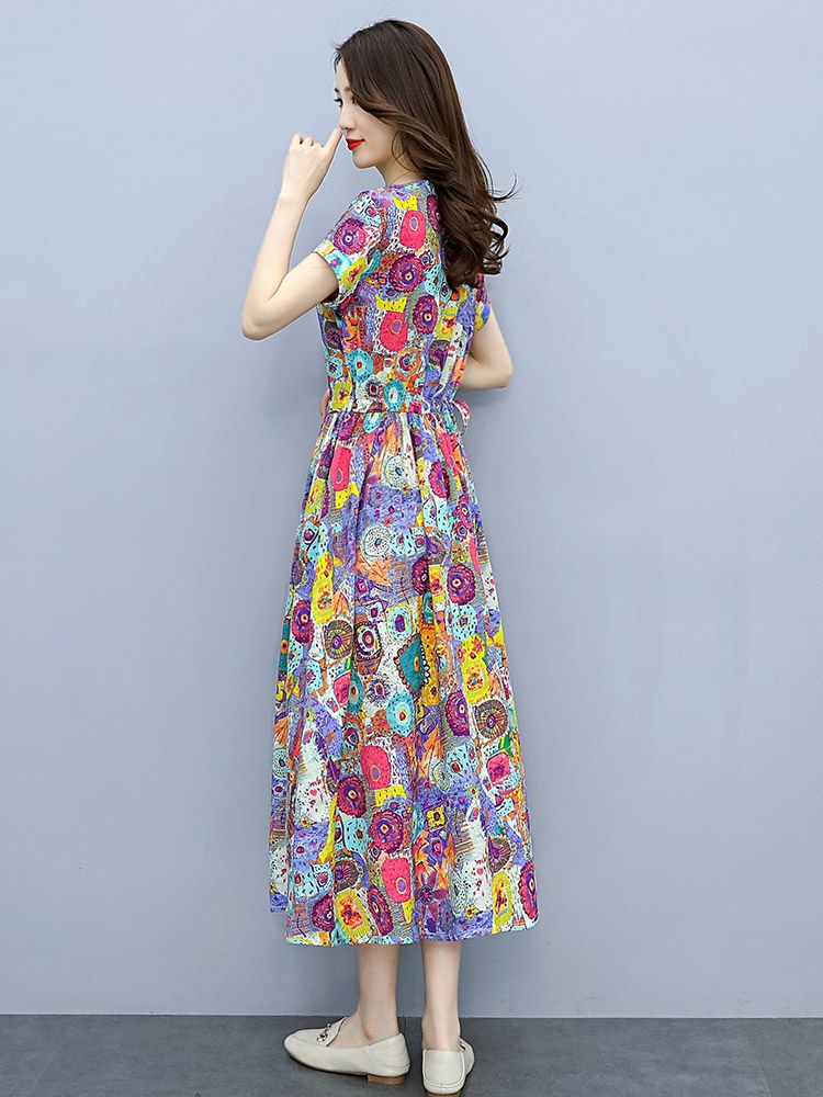 반팔 루즈핏 엄마 휴양지 여성 민소매 나시 여름 원피스 여자