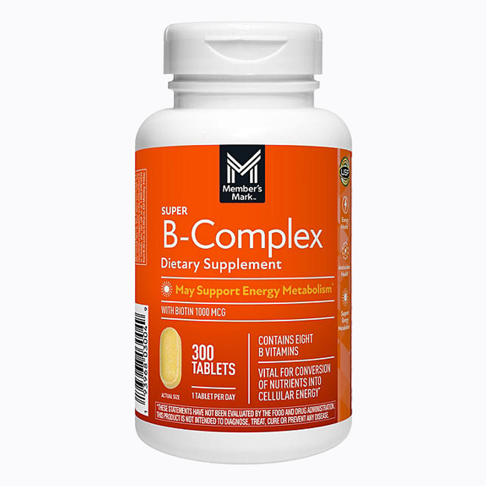 <b>멤버스마크</b> 슈퍼 <b>비타민</b>B complex 300정 비오틴 티아민 나이아신 엽산 판토텐산