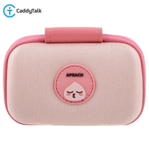 골프존 레이저 골프거리측정기 캐디톡 미니미 전용 핑크 어피치 하드파우치