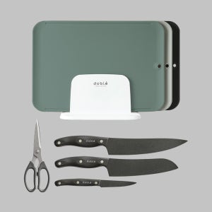 [N단독구성] 도블레 시그니처 도마세트+칼가위 세트