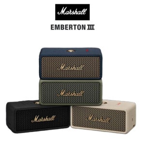 마샬 EMBERTON3 엠버튼3 휴대용 블루투스 스피커 캠핑 야외 포터블 소형 방수