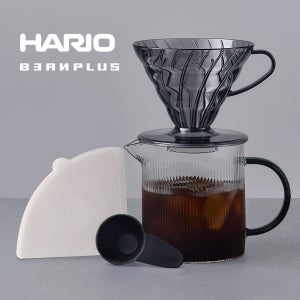빈플러스x하리오 V60 02 커피 드리퍼 핸드드립세트 콜라보 에디션 입문용 드립커피세트