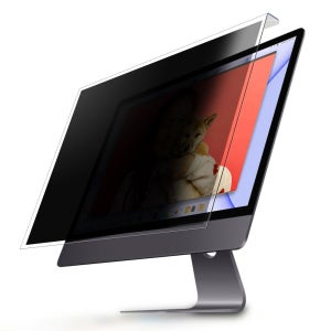 아이세이퍼플러스 무광 거치식 모니터 보안필터 블루라이트차단 정보보호 보안기 ISFPAG24