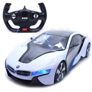 1:14 라스타 RC카 BMW I8 화이트 라이트 무선조종 알씨카 미니카
