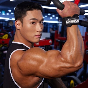 매시브 헬스 스트랩 리프팅 퀵 그립 풀업 턱걸이 데드리프트