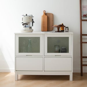 폴라 화이트 주방 렌지 1000 수납장