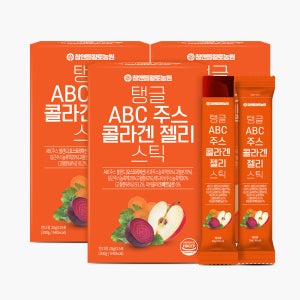 [3+1] 참앤들황토농원 저분자 ABC주스 콜라겐젤리 15포, 3개